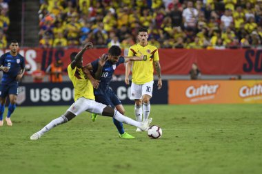 ABD Kolombiya 'ya karşı Raymond James Stadyumu' nda 11 Ekim 2018 'de.  