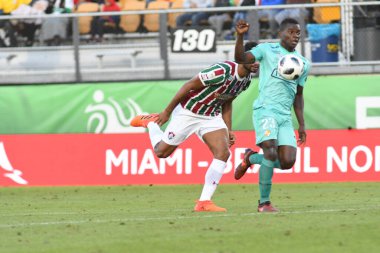 Fluminense, Florida Kupası 'nda 15 Ocak 2018' de Orlando Florida 'da oynanan Spektrum Stadyumu' nda Barcelona SC 'ye karşı..