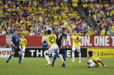 ABD Kolombiya 'ya karşı Raymond James Stadyumu' nda 11 Ekim 2018 'de.  