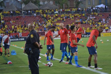 ABD Kolombiya 'ya karşı Raymond James Stadyumu' nda 11 Ekim 2018 'de.  