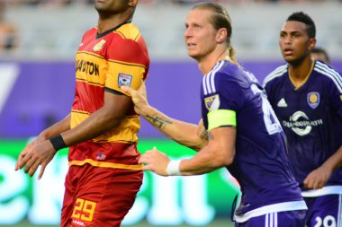 Orlando City SC, 29 Haziran 2016 'da Orlando Florida' daki Kamp Dünyası Stadyumu 'nda Fort Lauderdale Strikers' a ev sahipliği yaptı..