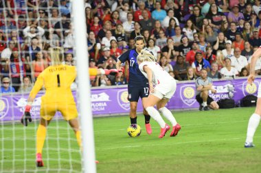 5 Mart 2020 'de Orlando Florida' daki Exploria Stadyumu 'nda düzenlenen 2020 SheBelieves Kupası' nda ABD - İngiltere Karşılaşması 