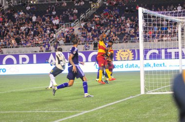Orlando City SC, 29 Haziran 2016 'da Orlando Florida' daki Kamp Dünyası Stadyumu 'nda Fort Lauderdale Strikers' a ev sahipliği yaptı..