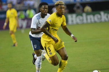 Paris Saint-Germain, Tottenham Hotspur 'a karşı 22 Temmuz 2017' de Orlando Florida 'daki Citrus Bowl' da.  