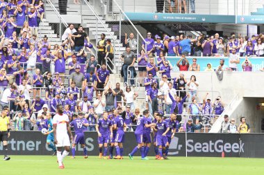 Orlando City, 31 Mart 2018 'de Orlando Florida' daki Exploria Stadyumu 'nda New York Red Bulls' a ev sahipliği yaptı..  