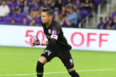 Orlando Pride, 23 Mayıs 2018 'de Orlando Florida' daki Exploria Stadyumu 'nda Kuzey Carolina Cesareti' ne ev sahipliği yapmaktadır..  