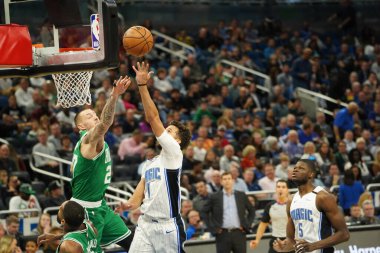 Orlando Magic, Boston Celtics 'i 24 Ocak 2020' de Orlando, Florida 'da Amway Center' da ağırladı..   