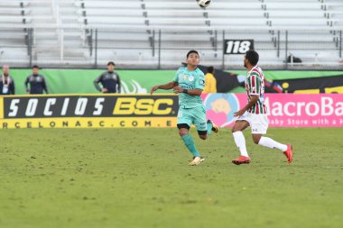 Fluminense, Florida Kupası 'nda 15 Ocak 2018' de Orlando Florida 'da oynanan Spektrum Stadyumu' nda Barcelona SC 'ye karşı..