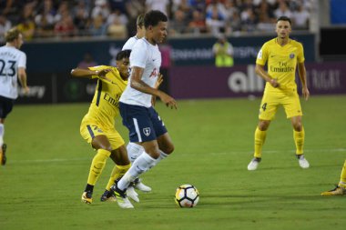 Paris Saint-Germain, Tottenham Hotspur 'a karşı 22 Temmuz 2017' de Orlando Florida 'daki Citrus Bowl' da.   