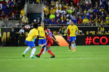 Brezilya, 8 Haziran 2016 tarihinde Orlando Florida 'daki Copa America Centenario' da Haiti ile karşılaştı..