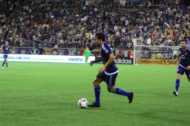Orlando City, 24 Ağustos 2016 'da Orlando Florida' daki Kamp Dünyası Stadyumunda Toronto FC 'ye ev sahipliği yaptı..