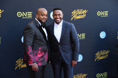 24 Mart 2018 Cumartesi günü Las Vegas 'taki Orleans Resort' ta düzenlenen 33. Yıldız Ödülleri Kırmızı Halı sırasında ünlüler.