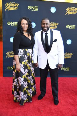 24 Mart 2018 Cumartesi günü Las Vegas 'taki Orleans Resort' ta düzenlenen 33. Yıldız Ödülleri Kırmızı Halı sırasında ünlüler.