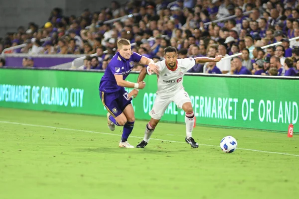 Orlando City Host Toronto Exploria Stadium Orlando Florida July 2018 — Stock Photo, Image