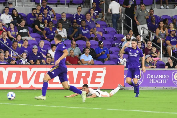 Orlando City Hospeda Atlanta United Exploria Stadium Agosto 2018 Orlando — Fotografia de Stock