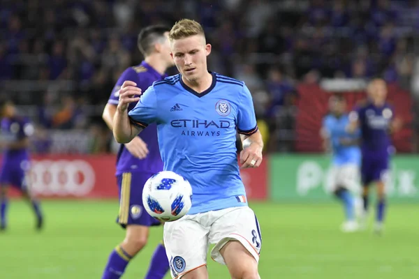 Orlando City 26 Temmuz 2018 'de Florida Exploria Stadyumu' nda NYC FC 'ye ev sahipliği yaptı. Fotoğraf: Marty Jean-Louis