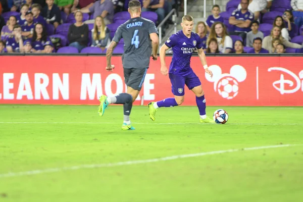 Orlando City Φιλοξενεί Την New York City Στο Orlando City — Φωτογραφία Αρχείου