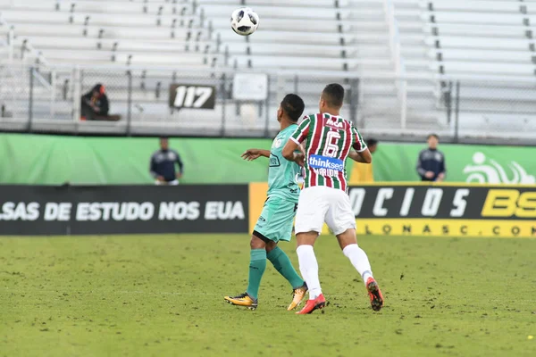 Fluminense, Florida Kupası 'nda 15 Ocak 2018' de Orlando Florida 'da oynanan Spektrum Stadyumu' nda Barcelona SC 'ye karşı..