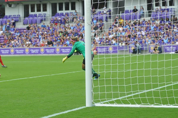 Orlando Pride Värd För Washington Spirit Orlando City Stadium Den — Stockfoto