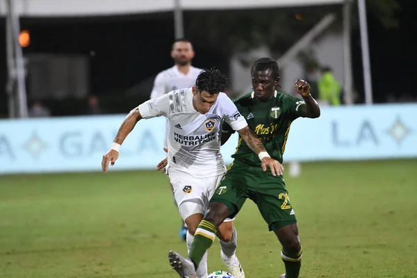 Galaxy Enfrenta Portland Timbers Durante Mls Back Tournament Espn Wild — Fotografia de Stock