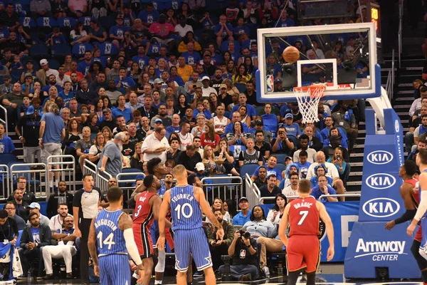 Orlando Magic Ospita Miami Heat All Amway Center Orlando Florida — Foto Stock