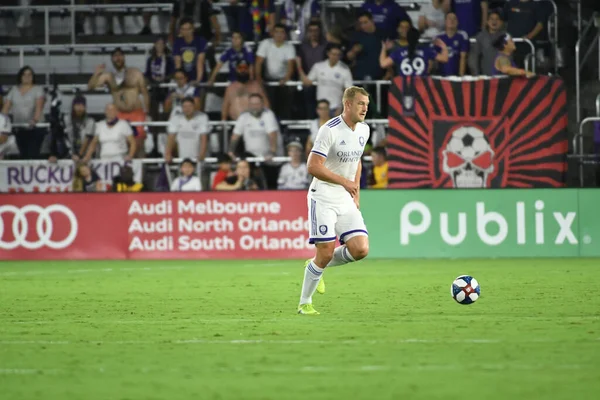 Orlando City SC 14 Ağustos 2019 Çarşamba günü Exploria Stadyumu 'nda Sporting Kansas SC' ye ev sahipliği yaptı.. 
