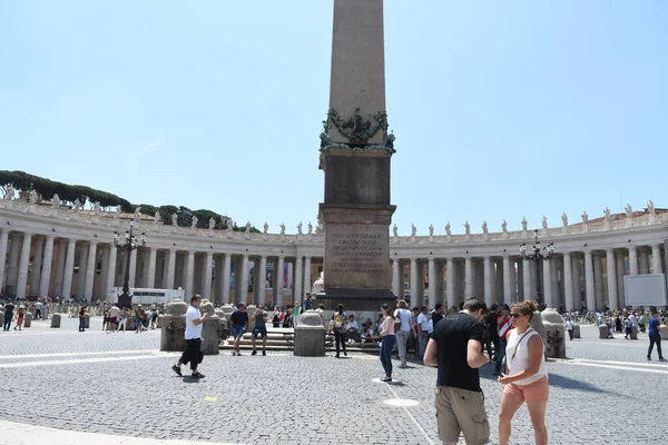 Kilátás Főtérre Vatikán Olaszország — Stock Fotó