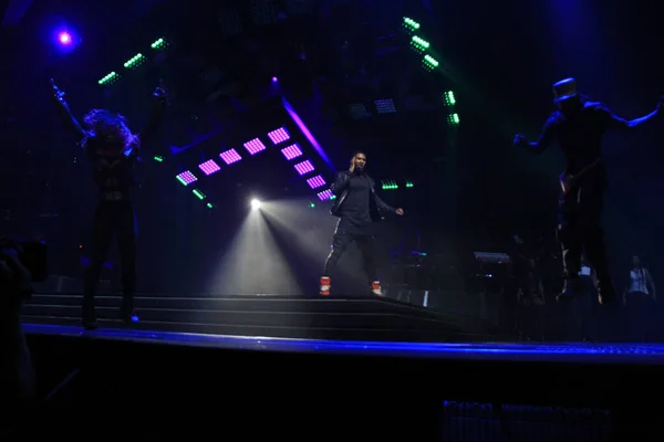 Singer Usher Performs Amway Center Orlando Florida 2015 — 스톡 사진