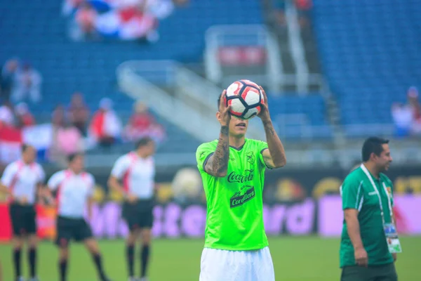 Bolívia Enfrenta Panamá Durante Centenário Americano Copa Orlando Florida Camping — Fotografia de Stock