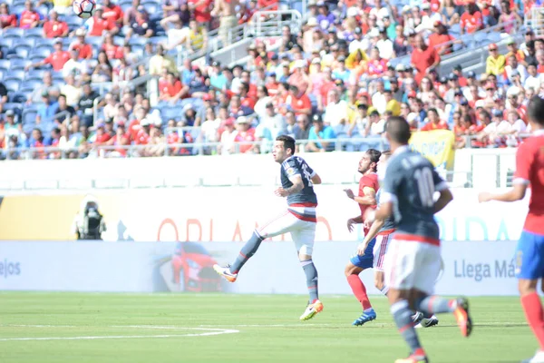 Costa Rica Enfrenta Paraguay Durante Copa América Centenario Camping World — Foto de Stock