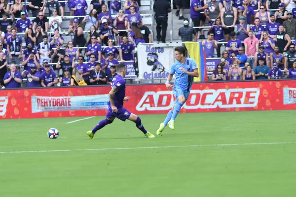 Orlando City Host New York City Orlando City Stadium Orlando - Stock-foto