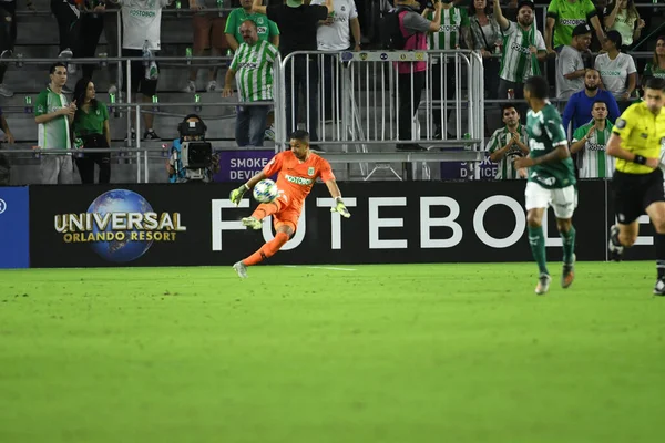 Florida Cup 2020 Palmeiras Atletico Nacional Zápas Stadionu Exploria Orlandu — Stock fotografie