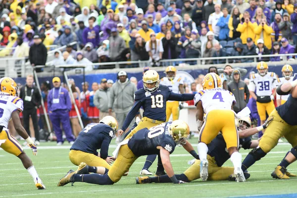 Notre Dame Affronte Les Lsu Lors Citrus Bowl Camping World — Photo