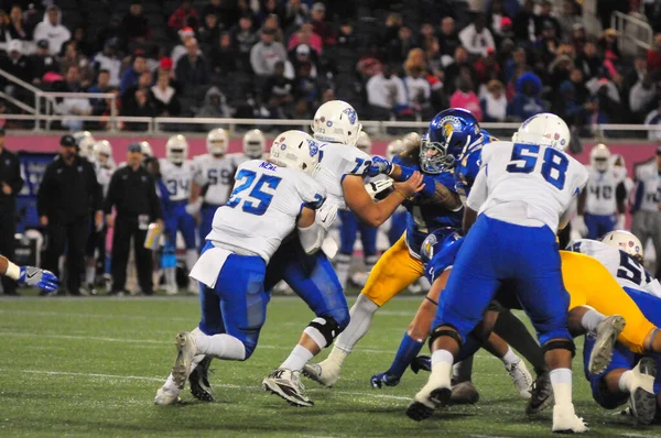 Georgia State Čelí San Jose State Během Cure Bowl Stadionu — Stock fotografie