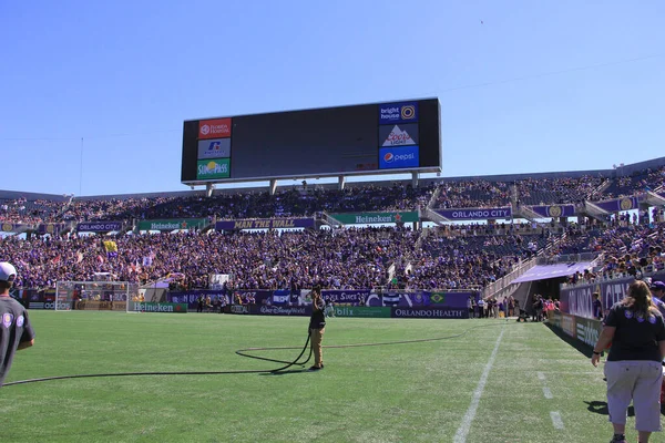 Orlando City Hostitel Real Salt Lake Citrus Bowl Orlandu Floridě — Stock fotografie