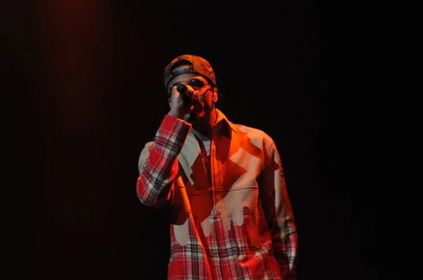 Cantante Usher Realiza Amway Center Orlando Florida Diciembre 2014 — Foto de Stock