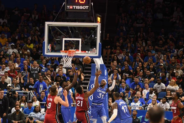 Orlando Magic Värd Miami Heat Amway Center Orlando Florida Den — Stockfoto