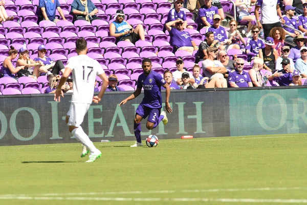 Orlando City Găzduiește Cincinnati Stadionul Orlando City Din Orlando Florida — Fotografie, imagine de stoc