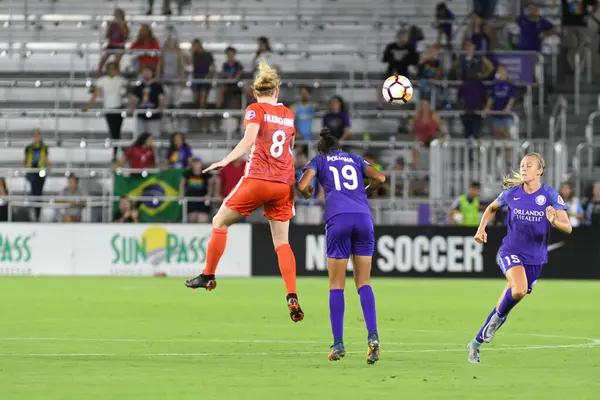 Orlando Pride 28 Haziran 2018 'de Orlando City Stadyumu' nda Houston Dash 'e ev sahipliği yaptı..  