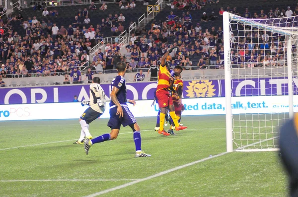 Orlando City Gastheer Van Het Fort Lauderdale Strikers Camping World — Stockfoto