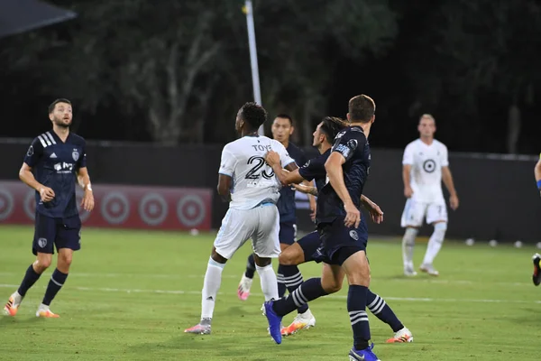 MLS sırasındaki Minnesota United ile karşılaşan Kansas City, 12 Temmuz 2020 tarihinde Orlando Florida 'daki ESPN Vahşi Spor Dünyası' nda düzenlenen turnuvaya geri döndü..  