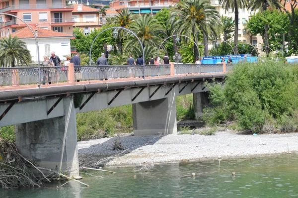 Όμορφη Πόλη Της Ventimiglia Ιταλία Στις Μαΐου 2014 — Φωτογραφία Αρχείου