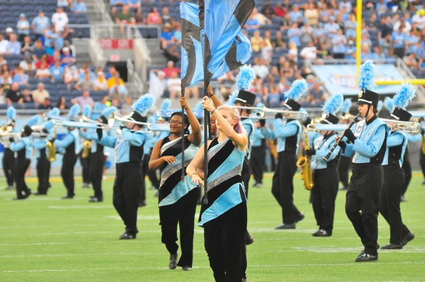 North Carolina Affronta Baylor Durante Russell Athletic Bowl Camping World — Foto Stock