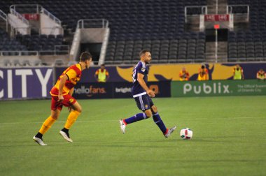 Orlando City SC, 29 Haziran 2016 'da Orlando Florida' daki Kamp Dünyası Stadyumu 'nda Fort Lauderdale Strikers' a ev sahipliği yaptı..