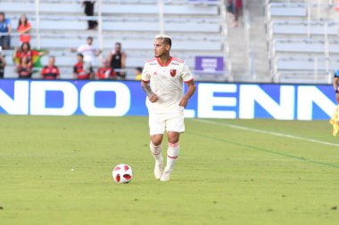 Flamengo Eintracht Frankfurt 'a karşı 12 Ocak 2019 Cumartesi günü Orlando City Stadyumu' nda.  