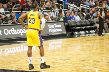 Orlando Magic 11 Aralık 2019 Çarşamba günü Orlando Forida 'daki Amway Center' da Los Angeles Lakers 'a ev sahipliği yaptı..  