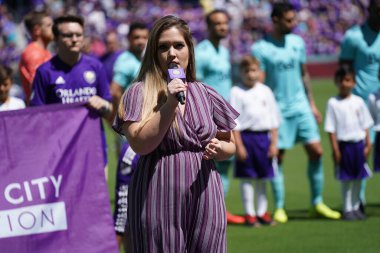 Orlando City SC 20 Nisan 2019 'da Orlando City Stadyumu' nda Vancouver Whitecaps 'a ev sahipliği yapıyor..  