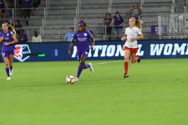 Orland Pride, 25 Ağustos 2018 'de Orlando Florida' daki Exploria Stadyumu 'nda Chicago Red Stars' a ev sahipliği yapıyor..  