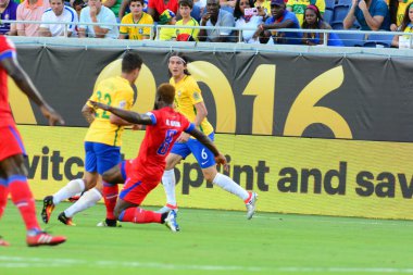 Brezilya, 8 Haziran 2016 tarihinde Orlando Florida 'daki Copa America Centenario' da Haiti ile karşılaştı.. 