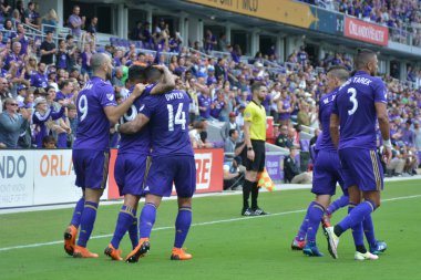 Orlando City, 31 Mart 2018 'de Orlando Florida' daki Exploria Stadyumu 'nda New York Red Bulls' a ev sahipliği yaptı..  